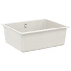 vidaXL Wasbak Wit 530 x 460 mm 80% Kwarts en 20% Hars, Huis en Inrichting, Verzenden, Nieuw