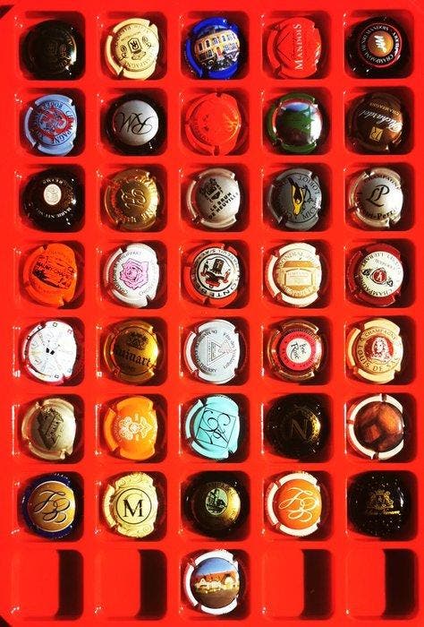Collectie champagnecapsules - allemaal merken, Antiquités & Art, Antiquités | Jouets