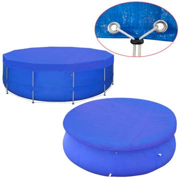 vidaXL Zwembadafdekking PE rond 460 cm 90 g/m², Verzenden, Nieuw