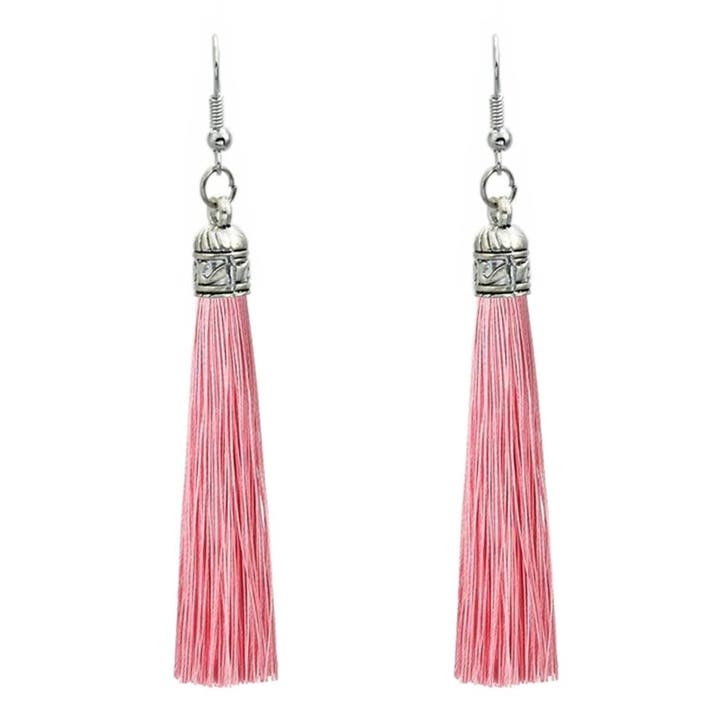 Fako Bijoux - Oorbellen - Kwast Romania - Roze, Handtassen en Accessoires, Oorbellen, Verzenden