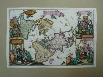 World - Werelddelen / Californië / Australië / Groenland;, Nieuw