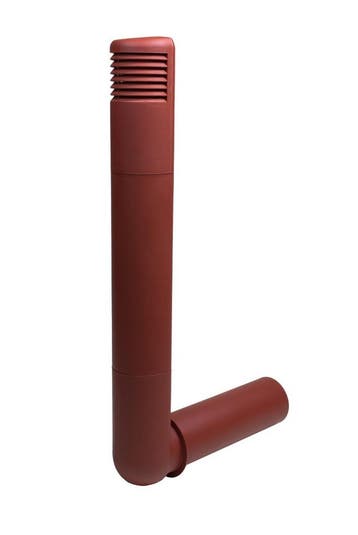 Ventilatieschacht Ross - kelderventilatie - Ø 125mm Rood, Verzenden, Nieuw