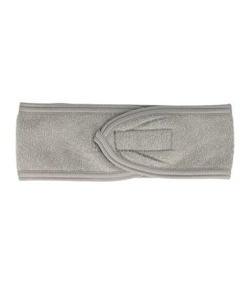Make-Up Haarband 8cm – Verstelbaar met Klittenband – Grijs, Nieuw