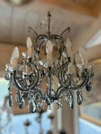 Kroonluchter - Kristal, Brons, IJzer, Messing