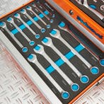 Datona Gereedschapskist drie lades - 2 lades gevuld -, Doe-het-zelf en Bouw, Gereedschapskisten, Ophalen of Verzenden, Nieuw