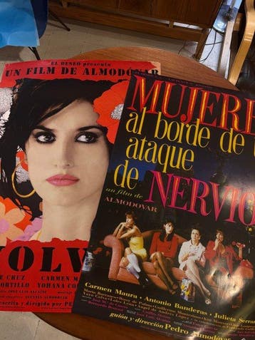 Pedro Almodovar - Lote 2 Carteles: Mujeres al Borde de un, Nieuw