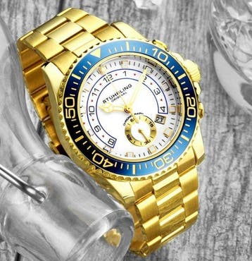 Stührling Original - BRIGADIER - AquaDiver - Chronograph -, Nieuw