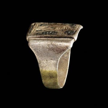 Verlichtingstijdperk Zilver Achttiende-eeuwse zilveren ring