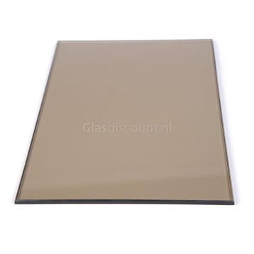 Sample enkel glas gekleurd brons, Verzenden
