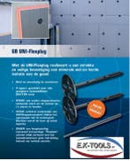 Isolatieplug Flex Zwart voor isolatie bij vaste materialen., Nieuw