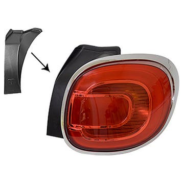 Fiat 500L 2012-2021 Achterlicht Rechts Zonder Elektrisch Dee, Verzenden