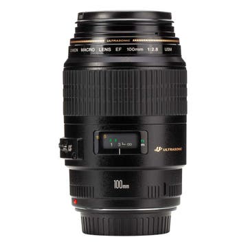 Canon EF 100mm f/2.8 Macro USM met garantie, Audio, Tv en Foto, Ophalen of Verzenden, Gebruikt