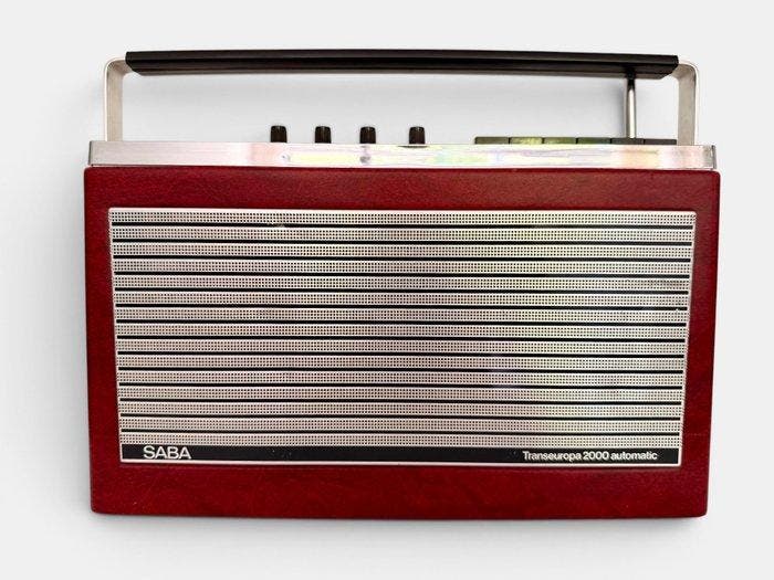 SABA - Transeuropa 2000 - 1968 - Tested & Working, Audio, Tv en Foto, Radio's