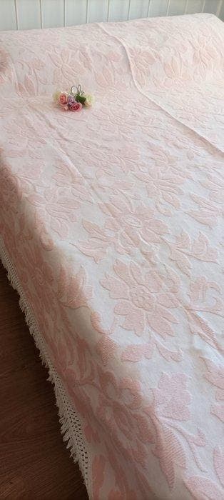 Prachtige beddensprei, uit de tijd van opa en oma,, Antiquités & Art, Tapis & Textile