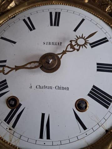 Klok - Belle horloge comtoise ancienne signée “SIBILLAT à, Antiek en Kunst