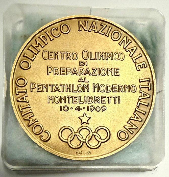 Italia – Lotto di 4 medaglie CONI in argento 800, ambito, Collections, Collections Autre