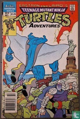 Teenage Mutant Ninja Turtles - Turtles adventures  - 1989, Boeken, Strips | Comics, Overige gebieden, Gelezen, Eén comic, Verzenden