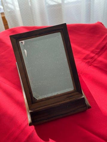 Italia - Vintage - Miroir de table - Bois