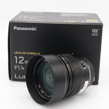 Panasonic MFT 12mm F/1.4 Leica DG Summilux ASPH | Occasion, Ophalen of Verzenden