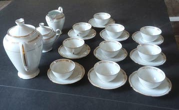 Porcelaine de Sologne LArcheveque - Service à café (23) -