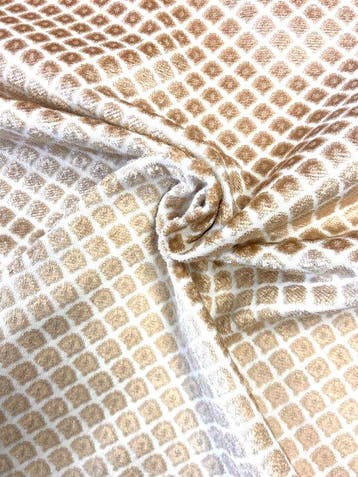 Prachtig fluwelen jacquard met een klein, regelmatig, Antiek en Kunst
