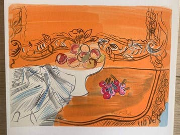 Raoul Dufy (1877-1953) - Composition à la coupe de fruits