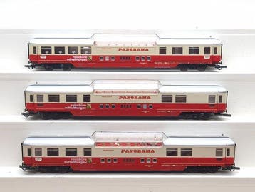Roco H0 - 4271F - Modeltrein personenwagen (3) - 3x Panorama, Nieuw
