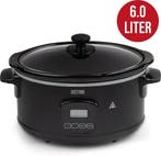 2dekans | DistinQ Digitale Slowcooker 6 liter met Timer –, Ophalen of Verzenden, Nieuw