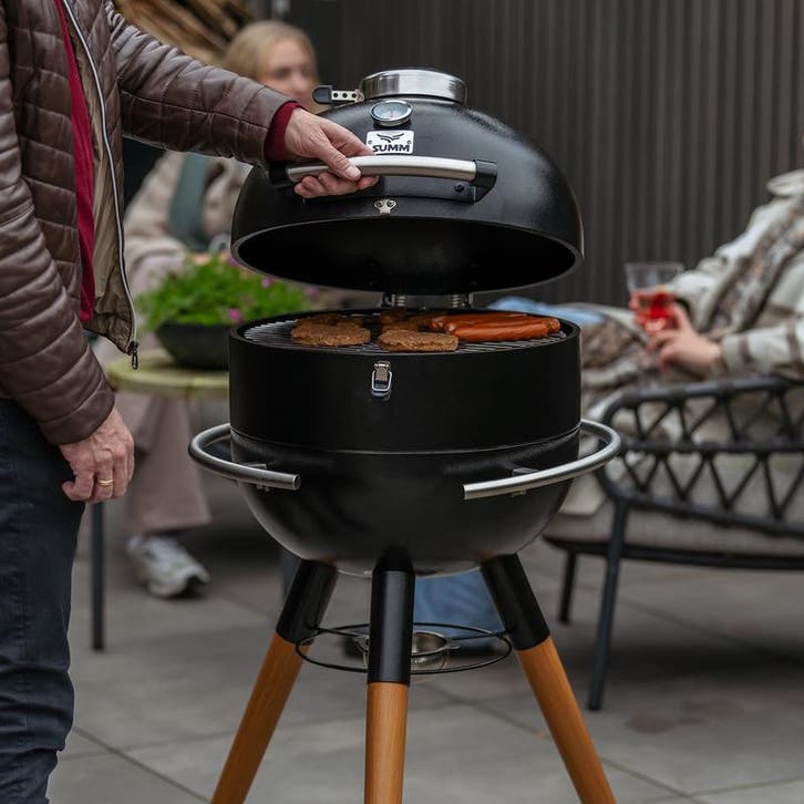 SUMM EGG barbecue met onderstel - Grill-oppervlak: Ø 41 cm, Tuin en Terras, Houtskoolbarbecues, Nieuw, Verzenden