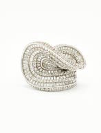 Bague - 18 carats Or blanc Diamant (Naturelle)