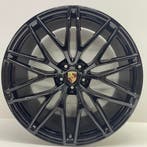 Porsche Macan III ORIGINELE 21 RS Spyder zwart met banden, Ophalen, Banden en Velgen