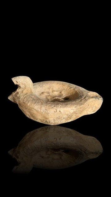 Oud-Romeins, Keizerrijk Terracotta Lucerna - 90 mm (Zonder