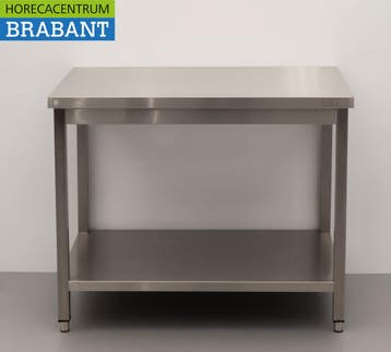 HCB RVS Werktafel Tafel Basic-line 100 x 60 x 85 cm Horeca, Ophalen of Verzenden