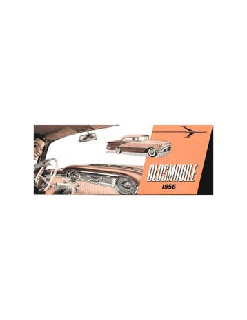 1956 OLDSMOBILE SERIES 88 / SERIES 98 PROGRAMMA BROCHURE, Nieuw