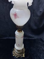 Lampe de table - Laiton, Porcelaine - Élégant et de grand