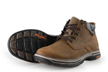 Skechers Veterboots in maat 41 Bruin, Kleding | Heren, Schoenen, Bruin, Verzenden, Boots, Zo goed als nieuw