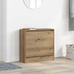 vidaXL Schoenenkast Artisan Eiken 60 x 21 x 57 cm Bewerkt, Verzenden, Nieuw