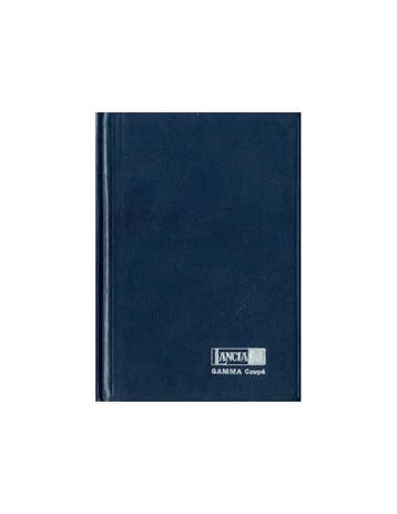1977 LANCIA GAMMA COUPE HARDCOVER INSTRUCTIEBOEKJE ENGELS, Ophalen of Verzenden
