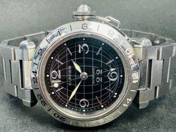 Cartier - Pasha GMT - 2550 - Homme - 1990-1999, Handtassen en Accessoires, Nieuw