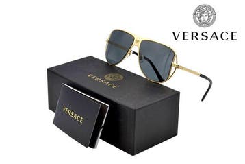 Versace - VE2212 Gold - Made in Italy - Exclusive Gold Metal, Nieuw
