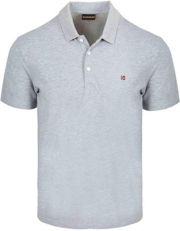 Napapijri Ealis Poloshirt Grijs maat Maat 52/54 (L) Heren, Kleding | Heren, Polo's, Maat 52/54 (L), Verzenden, Nieuw, Napapijri