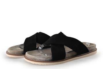 Manfield Slippers in maat 44 Zwart, Slippers, Manfield, Verzenden, Zwart