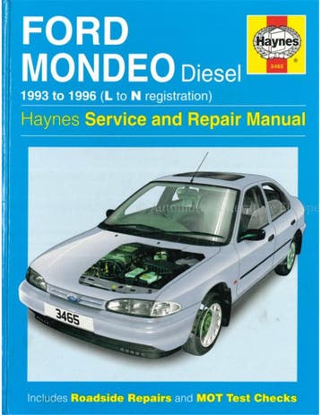 1993-1996 FORD MONDEO DIESEL VRAAGBAAK ENGELS
