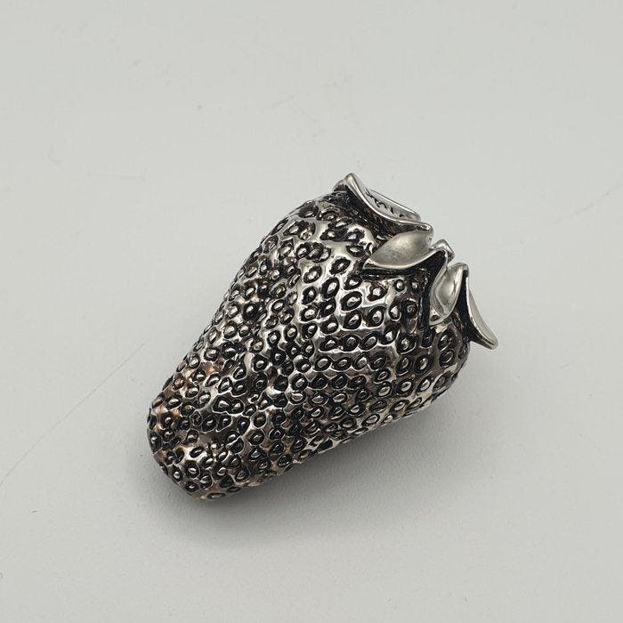 Fragola rivestita in Argento - Figuur - Zilverbekleed, Antiek en Kunst, Antiek | Zilver en Goud