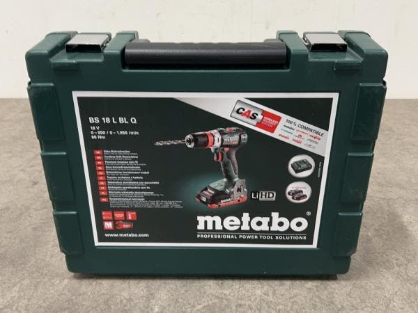 Veiling - Metabo accu schroefboormachine BS18LBLQ, Bricolage & Construction, Outillage | Foreuses