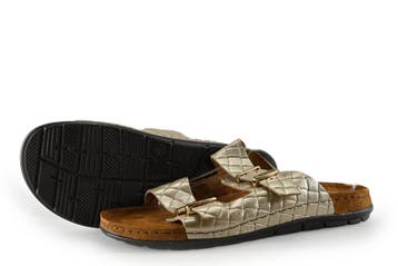 Rohde Slippers in maat 42 Goud, Verzenden, Slippers