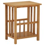 vidaXL Bijzettafel 45x35x55 cm massief eikenhout, Huis en Inrichting, Tafels | Bijzettafels, Verzenden, Nieuw
