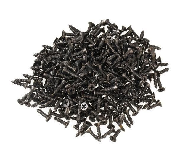 Set van 300 mini schroefjes (2.5x6 mm, verzonken, bronskleu, Doe-het-zelf en Bouw, Gereedschap | Overige machines, Nieuw, Verzenden