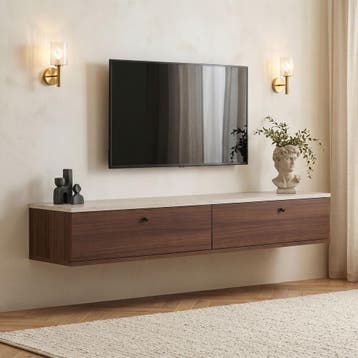 Evila TV-meubel - Houtkleurig/Beige - Nieuw/Ongebruikt -, Verzenden, 150 tot 200 cm, Nieuw, Scandinavisch