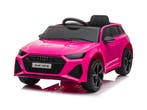 Audi RS6,12 volt elektrische kinderauto met rubberen banden,, Ophalen of Verzenden
